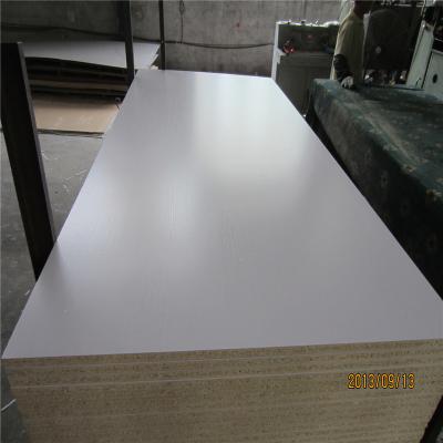 China 18 mm chipboard/inside white board melamine particles/walnut laminated chipboard for sale