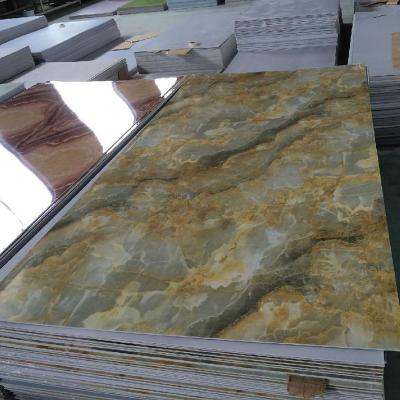 China Marble Texture Wholesale Price Decoration Wall Bathroom Interior Decorative Waterproof Panel for sale