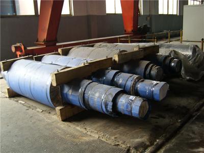 China 80Cr2MoV High Polished Corrugated Iron Rollers  Diameter 250 - 700mm  To Straightening Metal Bar for sale