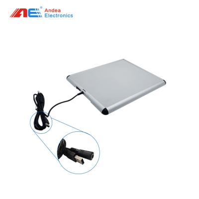 China 13.56MHz Desktop RFID Reader USB ISO14443A Pad RFID Reader Staff Workstation For 13.56MHz Library Management System for sale