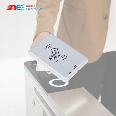 China Leser NFC-Kartenleser ICs Smart Card RFID 13.56MHz Kurzstrecken-USB Schnittstellen-Tischplatten-RFID Leser zu verkaufen