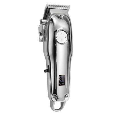 China Cordless Reusable Hairdresser Machine Car Metal Stainless Steel Barber Tools Rechargeable Detachable Viable Trimmers and Clippers for sale