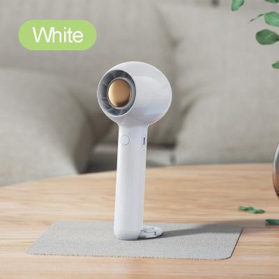 China Portable Natural Comfortable Cordless Plastic 2 Speed ​​Control USB Mini Air Fan Rechargeable Circulating Dual Use Tabletop Cooler Fan for sale