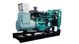 China DC 24V Electric Start 300KW Diesel Generator Steel Base - Frame Against Vibration for sale