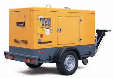 China 48KW Trailer Mounted Diesel Generator , 4 Stroke 4 Cylinder PERKINS Silent Generator for sale