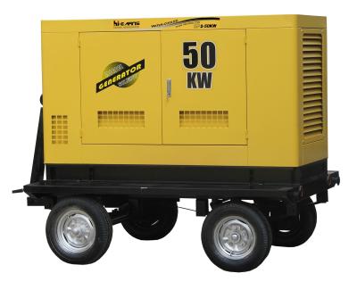 China DC 24V Electric Start 50KVA 40KW Diesel Generator With Low Oil - Pressure Protection for sale