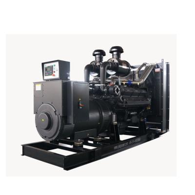 China SDEC Shanghai Engine AC Generator Set 480KW / 600KVA 3500 * 1500 * 2100 mm for sale