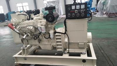 China Sistema de generador diesel marino trifásico 80KW 100KVA 60Hz 24VDC que enciende el motor en venta