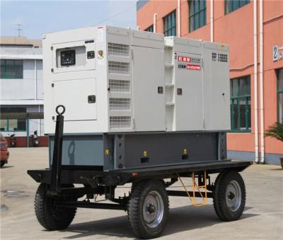 China Water Cooling CUMMINS Trailer Mounted Diesel Generator 50HZ / 1500rpm for sale