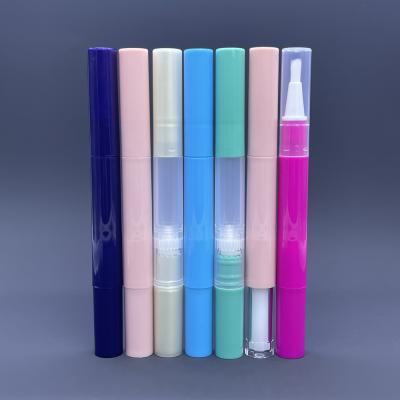 China 2ML cosmetics oil or medical gel, cuticle oil, nutrition oil empty pack cosmetic twist pen with brush for sale