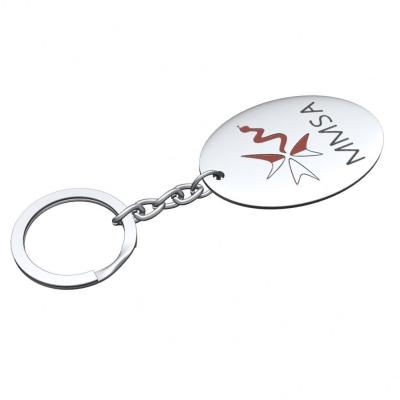 China Supplier Best Selling Metal Tin Keychain High Quality 49Ers Metal Factory EDC for sale