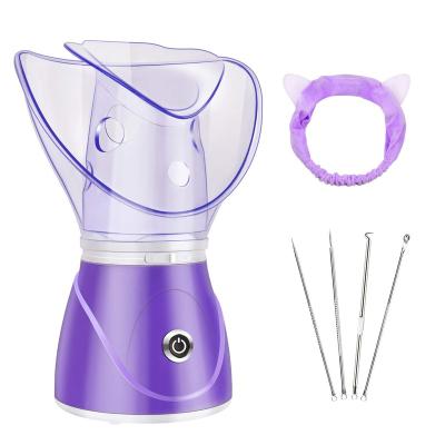 China Custom Logo Professional Face Steamer For Deep Cleansing Beauty Salon From Amazon Hot Sale Fast Delivery for sale