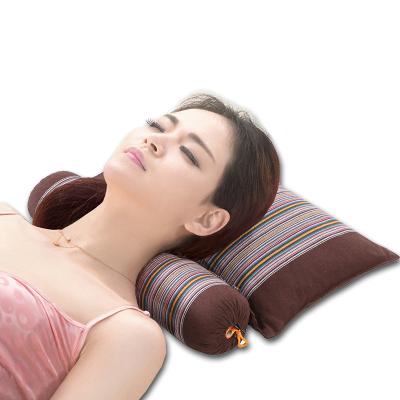 China Pure orthopedics anti-static anti-fatigue cotton buckwheat pillow yoga meditation sleep pillow for sale