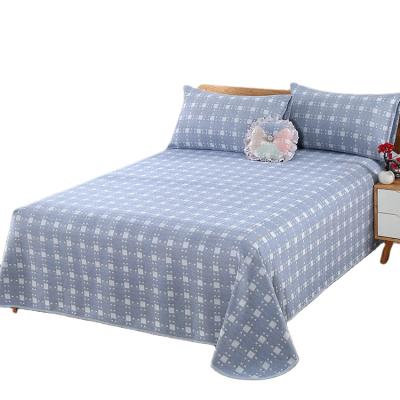 China 100% Cotton Single Luxury Bedding Craft Jacquard Sheets and Pillowcase Linen Bedding for sale