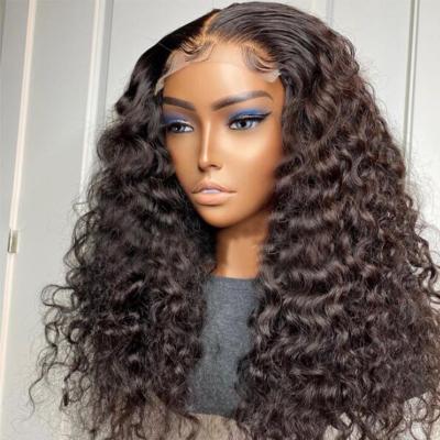 China Baby Hair Around and Factory Pre Plucked Wholesal HD Lace Front Closure Wig 100% Invisible Virgin Hair HD Lace Wig Transparent Swiss Lace Pre Plucked for sale