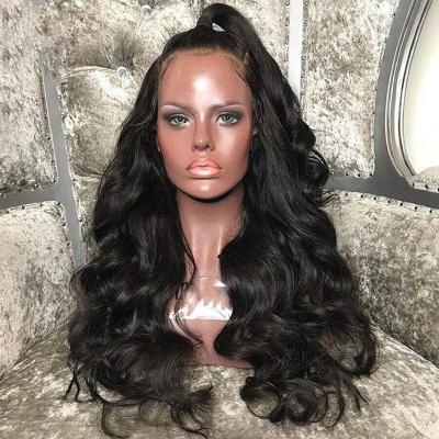 China Baby Hair Around And 360 Lace Front Wig Pre Plucked Price 10A Virgin Hair Full Lace Wig Cheap Unprocessed Brazilian Body Wave Wavy With Baby Hair for sale