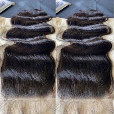 China 4x4 5x5 6x6 7x7 Lace Closure 100% Lace Closure 100% Lace Closure Swiss Transparent Brazilian Hair HD Cuticle Aligned Pre Plucked Virgin Hair for sale