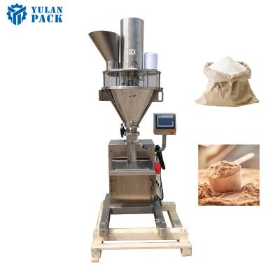 China Manual Semi-automatic Type Coffee Protein Food Auger Rice Sugar Powder Filling Machine for sale