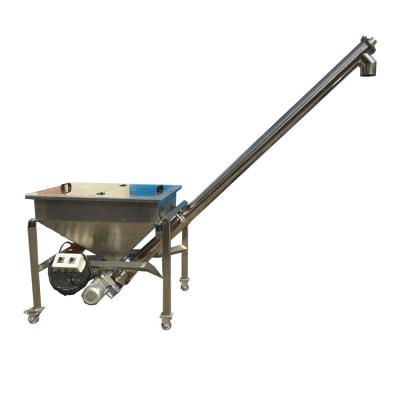 China Best Sale Hotels Particle Crane Grain Auger Auger Conveyor Machine Grain Screw Conveyor With Hopper for sale