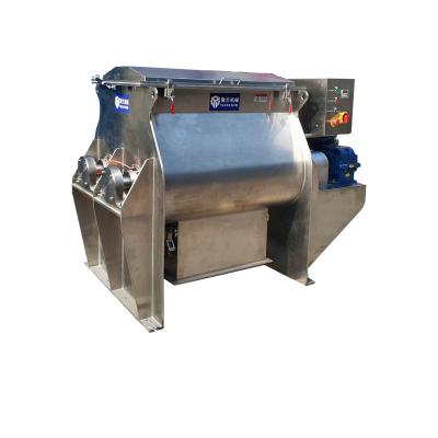 China 500L Double Shafts Paddle Mixer For Powder / Food Industry Stainless Steel Paddle Mixer for sale