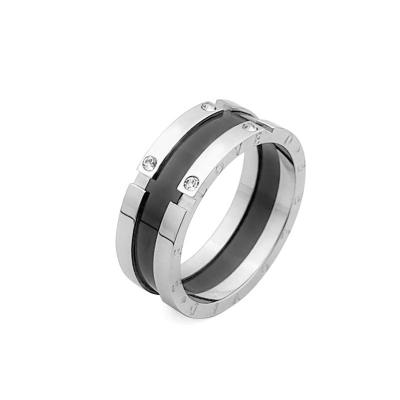 China GGCH Vintage Roman Numeral Titanium Steel Mens Ring Fashion Simple Men's Ring Hot Selling New Men's Ring for sale