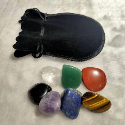 China Hot Sale Crystal Healing Stone Meditation Natural Seven Chakra from Europe Set Crystal Chakra for sale