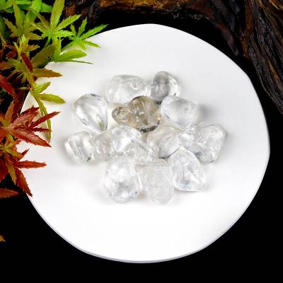 China Natural Europe Amethyst Rock Crystal Tumbled Healing Stones Clear Quartz Gravel Tumbled Stone for sale