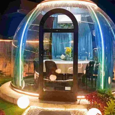 China Hotel/ Outdoor/ Garden/Restaurant/ Cafe/ Resorts/ Vilas/ camping Restaurant Pc Home Transparent Glamping Geodesic Dome Tents Kit Bubble House for sale