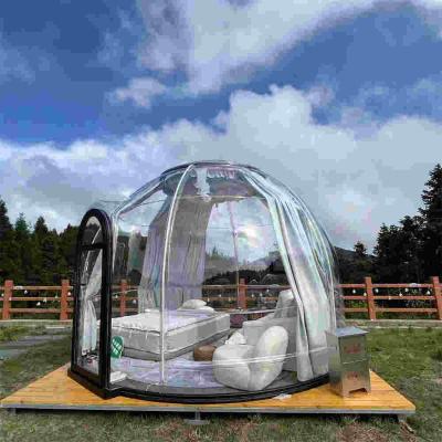 China Hotel/ Outdoor/ Garden/Restaurant/ Cafe/ Resorts/ Vilas/ camping Dome House 5M Customized Pc Transparent Hotel Outdoor Bubble House for sale