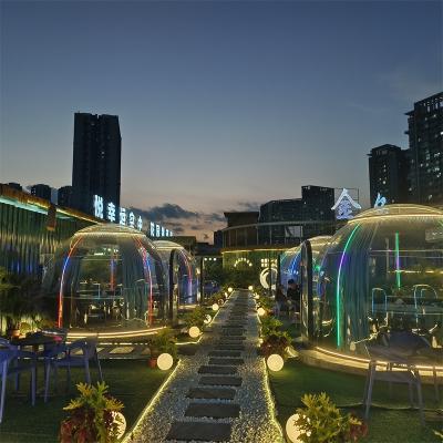 China Hotel/ Outdoor/ Garden/Restaurant/ Cafe/ Resorts/ Vilas/ camping Polycarbonate Transparent Clear Luxury Outdoor Bubble House Waterproof Transparent Dome Tent for sale