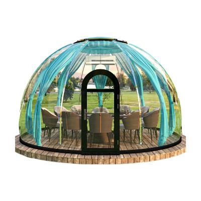 China Hotel/ Outdoor/ Garden/Restaurant/ Cafe/ Resorts/ Vilas/ camping Igloo Dome Diameter Pc Clear Outdoor Tent House House Bubble Dome Tents for sale