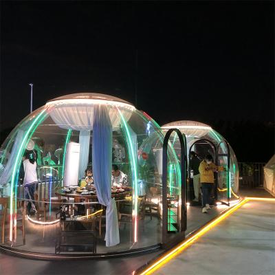 China Hotel/ Outdoor/ Garden/Restaurant/ Cafe/ Resorts/ Vilas/ camping Prefabricada Transparent Outdoor Starry Waterproof Clear Tent Bubble Dome House for sale