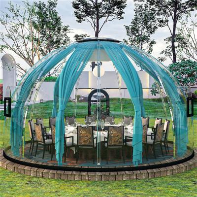 China Hotel/ Outdoor/ Garden/Restaurant/ Cafe/ Resorts/ Vilas/ camping Garden House Restaurant Resort Prefab 3 Person A Dome Shaped Cost Build Dome House for sale