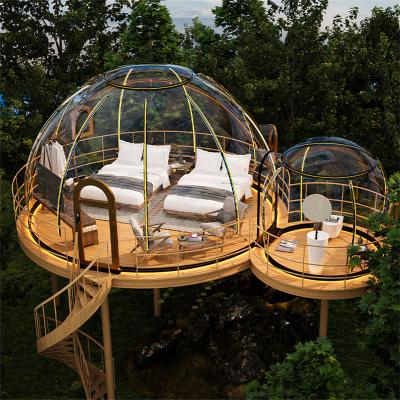 China Hotel/ Outdoor/ Garden/Restaurant/ Cafe/ Resorts/ Vilas/ camping Camping Tour Igloo Polycarbonate Clear Transparent Bubble Room Hotel Dome for sale