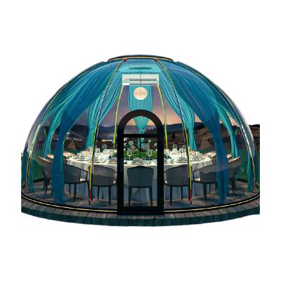 China Hotel/ Outdoor/ Garden/Restaurant/ Cafe/ Resorts/ Vilas/ camping Polycarbonate Outdoor Clear Tent Dome Stay In Forest Dome Finn Lough Bubble for sale