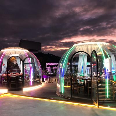 China Hotel/ Outdoor/ Garden/Restaurant/ Cafe/ Resorts/ Vilas/ camping igloo tents transparent garden igloo geodesic dome for dning cafe snow igloo dome house for sale