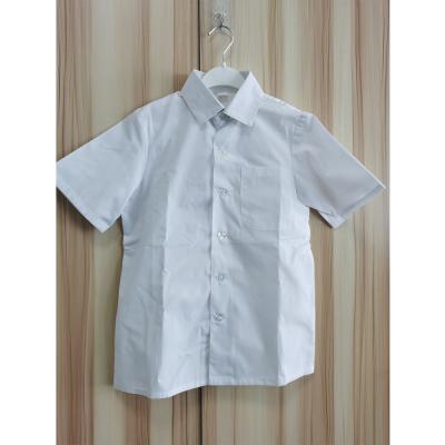 China Polyester/Cotton Poly and Casual Unisex Cotton Boys Shirts Kids Shirts White Shirts for sale