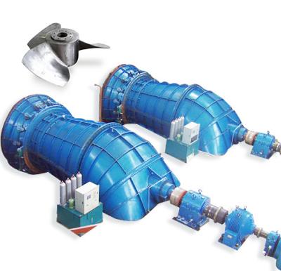 China Gerador de turbina tubular de 100 kW de 150 rpm à venda
