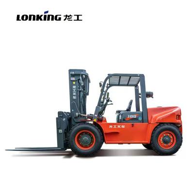 China High Quality Hotels Lonking Diesel Hydraulic Forklift LG100DT 10 Ton Forklifts for sale