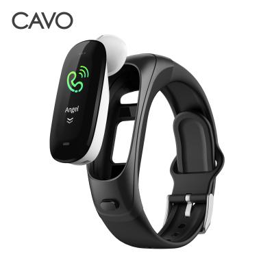 China MP3 Playback 5.0 BT Smart Watch V08Pro Sport Smart Watch TWS Earphone V08Pro Talkband Wristband for sale