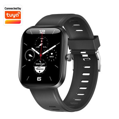 China Best Selling Touch Screen Smartwatch 24H Heart Rate Monitoring Ip 68 Tuya Waterproof Smart Watch for sale