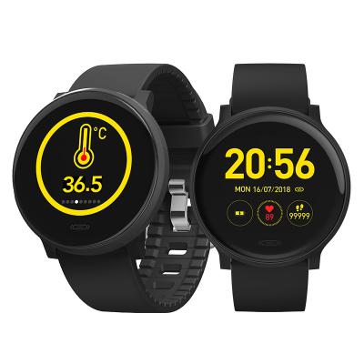 China Wholesale Waterproof Smartwatch ODM 2020 OEM Sport Wristband Smartwatch Big Screen Smart Watch IP68 For Woman FITUP V15C for sale