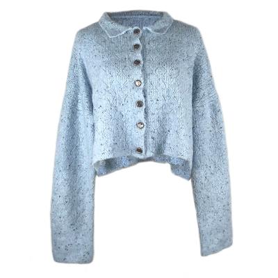 China High Quality Causal Winter Anti-wrinkle Cardigan Sweater Women Warm Knitwear for sale