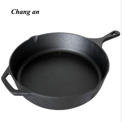 China Sustainable OEM Brands Preseasoned Cast Iron 12