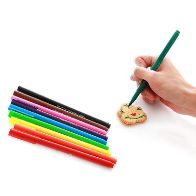 China Hot Selling New Style Food Grade Mini Edible Food Marker Pen Cookie Edible Pens For Kids DIY for sale