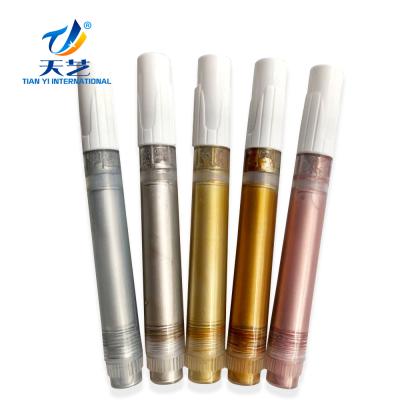 China Glitter Furniture Marker Pen Glitter Ink Renew Your 10 Furniture Colors Marker Pen Eco-Friendly for sale