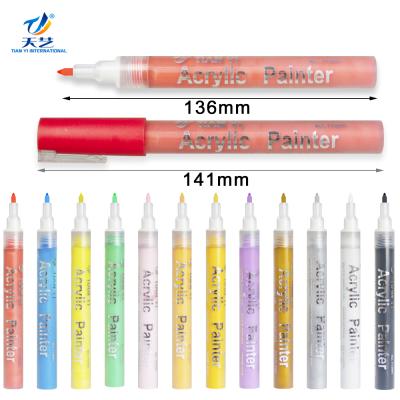 China Constant 120 Color Acrylic Paint Marker Pens, Premium Quality Water Resistant Permanent Paint Marker Pens for sale