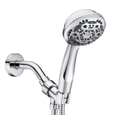 China Without Diverting Factory Direct Shower Set Modern Stainless Steel 7 Pipe Setting Handheld Shower Head With Suction Pipes for sale