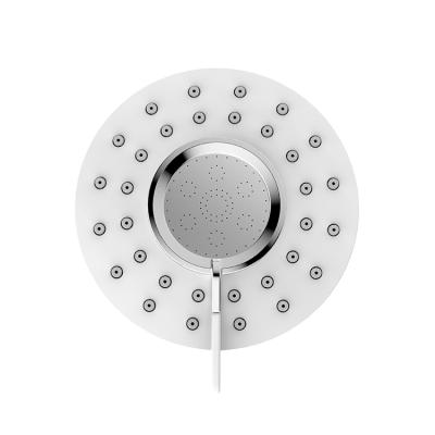 China Needle Free High Pressure PP Filter 3 Function Stainless Steel Fixed Face Shower Head For Bathroom for sale