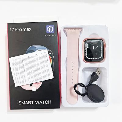 China Pro Max Smart Watch Low Prices Watch7 Series7 2022 I7 Wearable Device Smart Watch Hiwatch MP3 Playback App Bracelet for sale